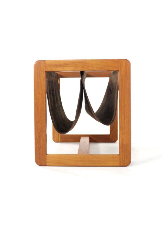 Image 1 of Vidbjerg mobelfabrik magazine rack vintage Danish