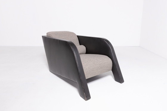 Image 1 of Architectonische ‘Ypsilon’ loungestoel van Ulf Moritz, jaren 80.