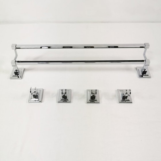 Image 1 of Set wandhangers voor de badkamer, Duitsland, jaren 80