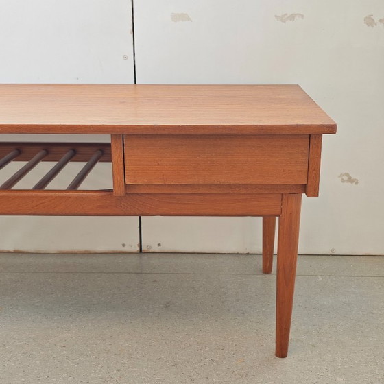 Image 1 of Tavolino da caffè vintage in teak O.M.F.