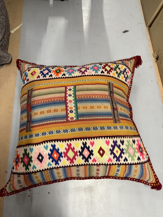 Image 1 of #Bohèmien Style#, Bont Vloerkussen, 85x85