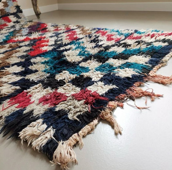 Image 1 of Boucherouite tapijt/loper 244x85cm