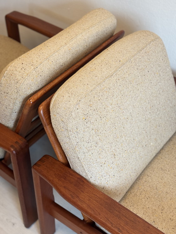 Image 1 of Vintage Danish easy chairs teak 1960s