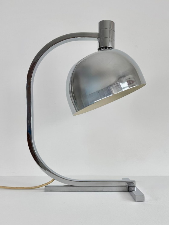 Image 1 of AM/AS lamp in chromed brass by Franco Albini, Italy, 1960