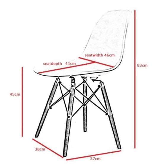 Image 1 of 8x Esszimmerstuhl schwarz matt