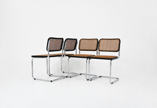 Eetkamerstoelen stijl B32 van Marcel Breuer, set van 4
