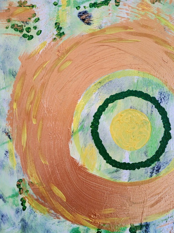 Enzo San Marco - Centrifugaal - Schilderij van de kunstenaar – Schilderijen & Tekeningen, Canvas (photo 10 of 15)