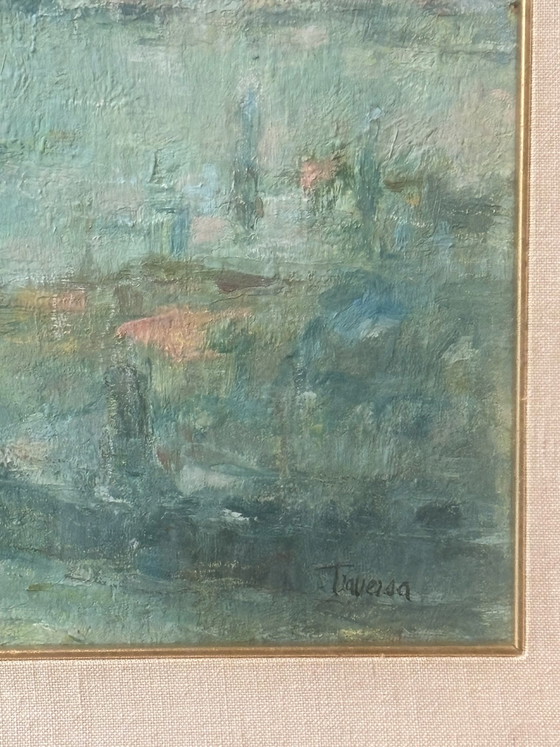Oil Painting on Wood Panel of Venice by Traversa, 1970s – Paintings & Drawings (photo 8 of 10)