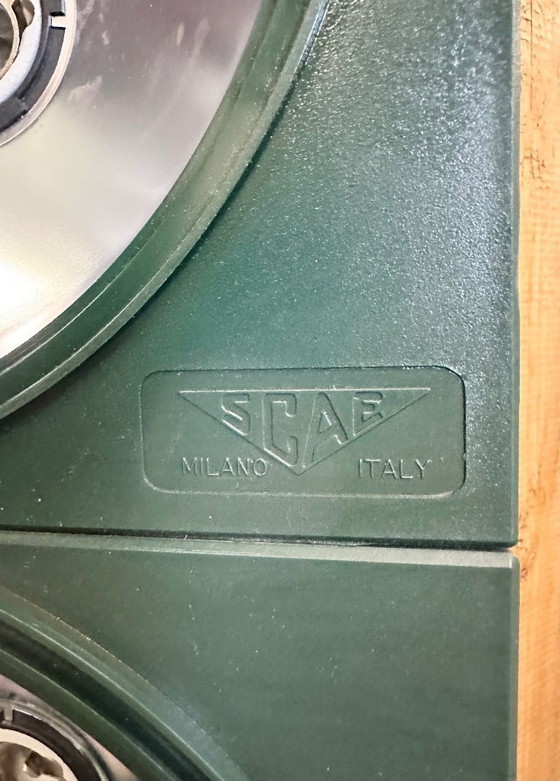 Image 1 of Vintage groene Italiaanse verkeerslichten, jaren 80