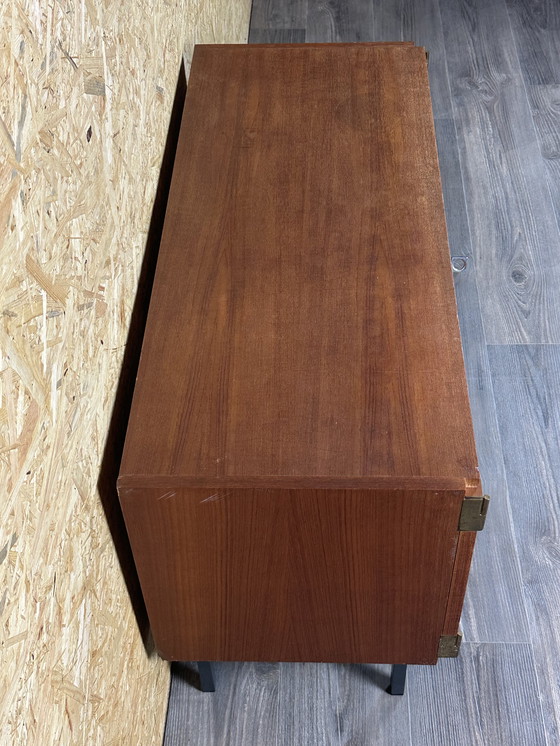 Image 1 of 60er 70er Jahre Teak Sideboard Kommode Schrank Rego Mobile Danish Modern Design