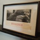 Original Vintage "Melancholie" Magazine Page – Authentic 1950s Editorial Art – Framed