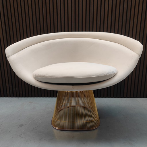 Knoll Warren Platner Lounge Chair - 18k Gold