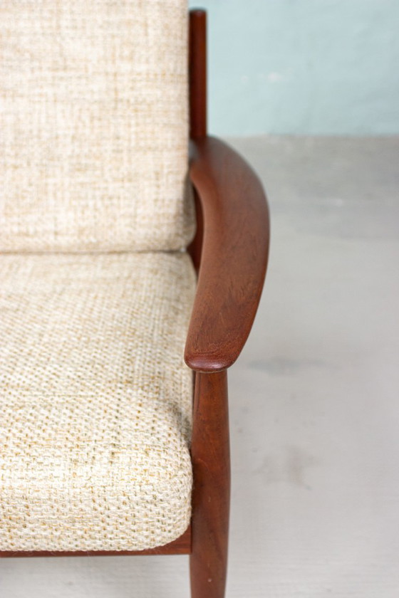 Image 1 of Fauteuil Grete Jalk, fauteuil facile, teck vintage, France et fils