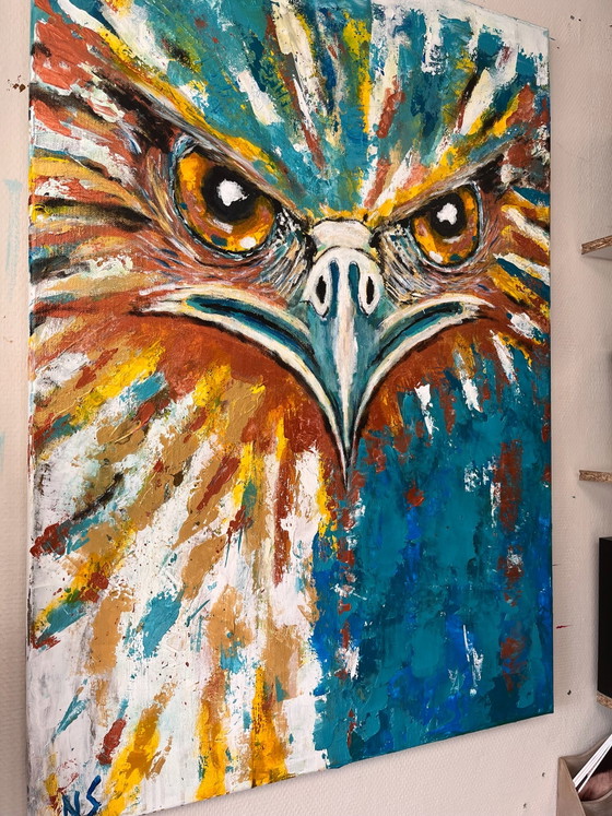 Tableau Aigle 80 par 100 cm – Objets d'art, Toile (photo 9 of 10)