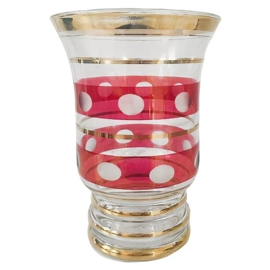 Image 1 of Artdeco Booms in vetro Il vaso rupel oro rosso anni '30
