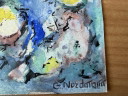 Germaine Nordmann - Pintura floral florida - firmada.