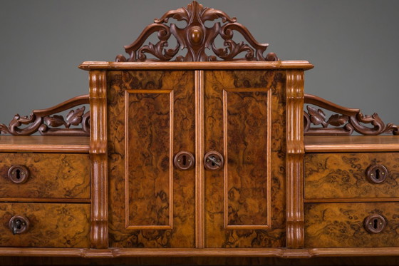 Image 1 of Louis Philippe Nussbaum Sekretär Schreibtisch