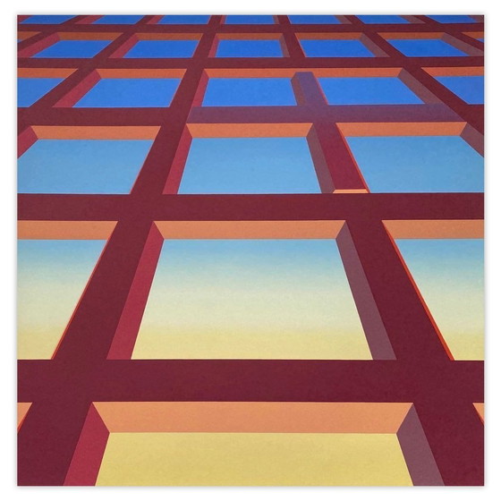 Maxime Defert Screenprint Espace II 1973 – Lithographs & prints, Paper (photo 4 of 5)