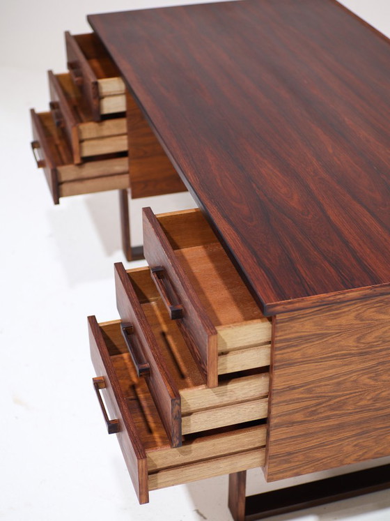 Image 1 of Vrijstaand bureau Jensen & Valeur Dyrlund palissander 1960s