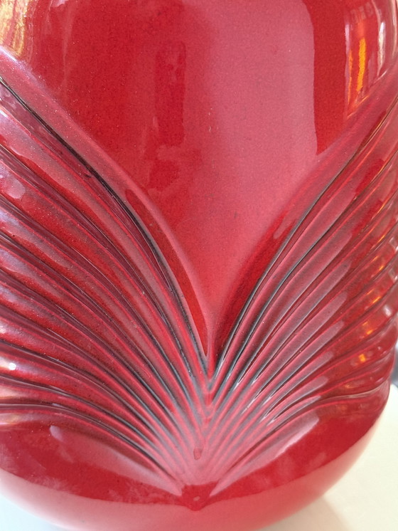 Image 1 of Gran jarrón rojo