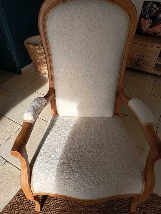 Image 1 of Fully restored Voltaire armchair