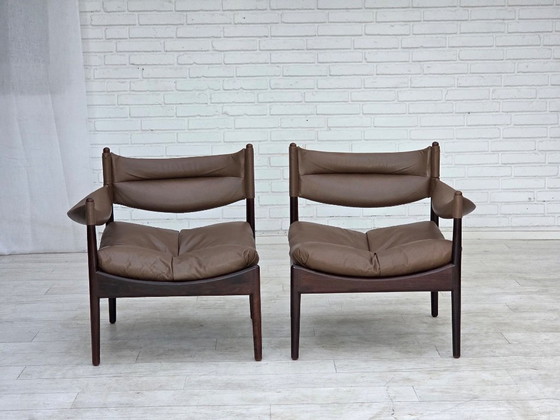 Jaren 70, Deens Design van Kristian Vedel, Modulaire bank, Model Modus. – Modulaire banken, Wood (photo 20 of 25)