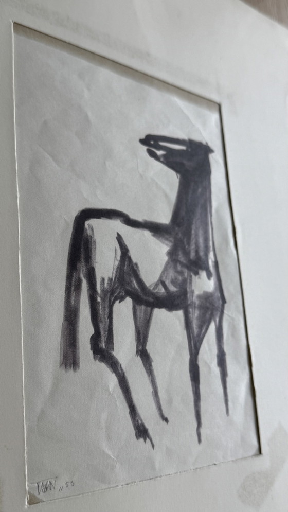 Image 1 of unique artwork by the renowned Dutch artist Theo van der Nahmer (1917–1989).