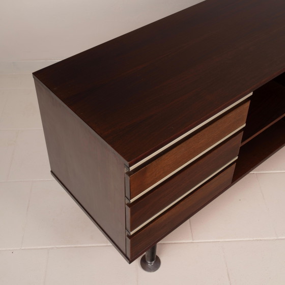 Low cabinet Pitagora by Renato Venturi and Ennio Fazioli for MIM, 1960 – MIM Roma, Metal, Mid Century Modern (photo 14 of 26)