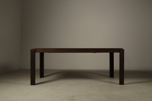 Extendable Oak Dining Table by AZS Meubelen, Netherlands, 1970s