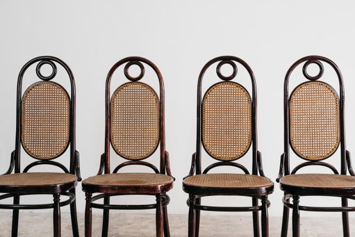 Ensemble de salle à manger 6 chaises Sautto & Liberale, design vintage des années 1950