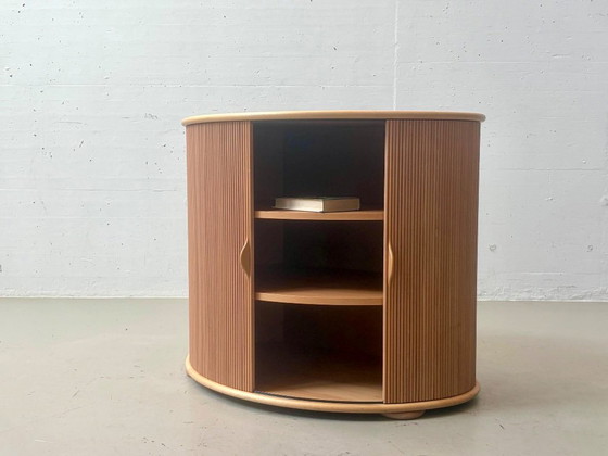 Röthlisberger roller shutter cabinet B by Trix & Robert Haussmann, 1977 – Storage cabinet, Wood (photo 10 of 19)