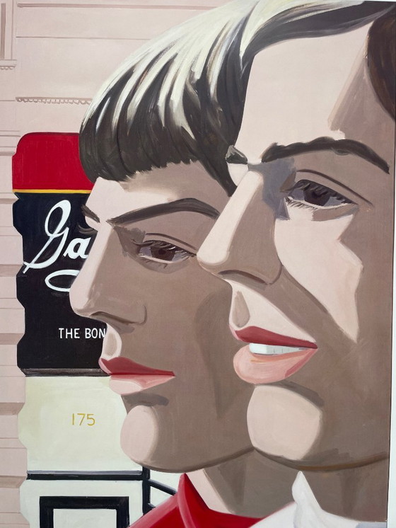 Image 1 of Alex Katz, Scott und John, 1966, cartel de la exposición Frieder Burda, Impreso en Alemania
