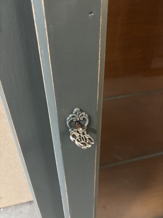 Image 1 of Vintage Brocante vitrinekast 