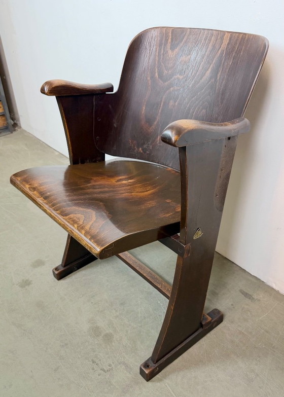 Vintage Cinema or Theatre Seat from Thonet, 1950s – Folding chairs, Wood (photo 12 of 21)