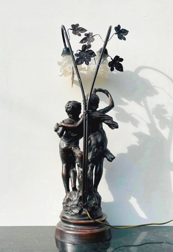 Image 1 of Lampada in stile Art Nouveau del 1900 secondo Auguste Moreau