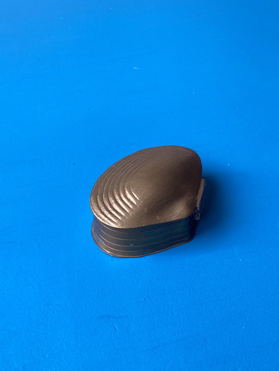 Image 1 of Mid - Century Copper Shell Storage Box