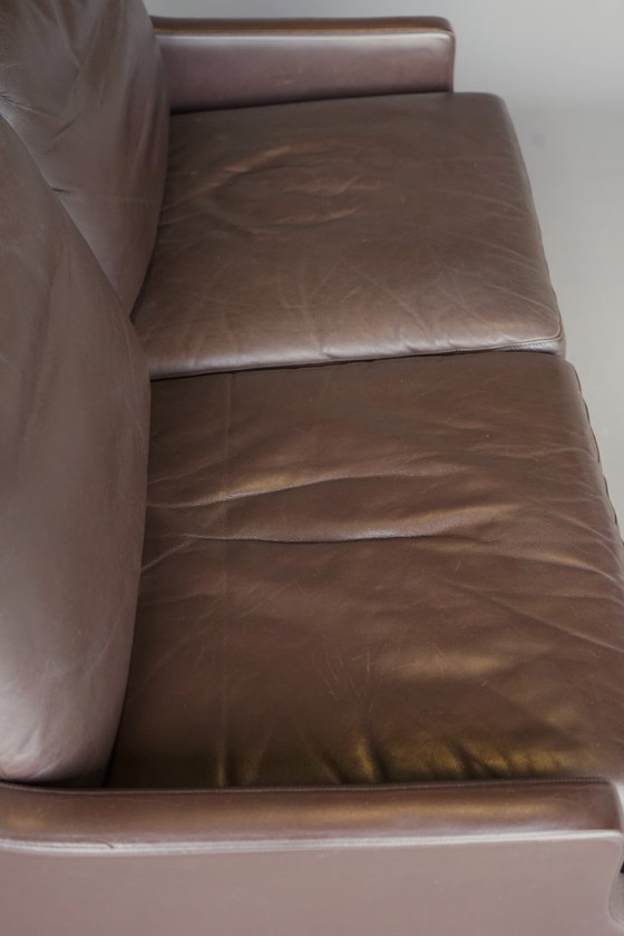 Image 1 of Sofá danés de dos plazas de cuero de Georg Thams, Dinamarca, década de 1960