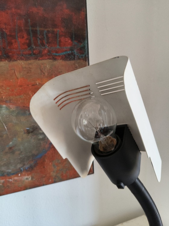 Vintage Targetti Sankey Table Lamp – Gino Sarfatti – 1970s (Italy) – Metal, Plastic (photo 12 of 15)