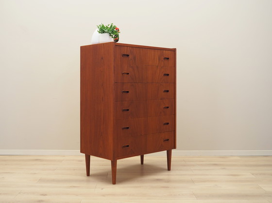 Image 1 of Commode en teck, Design danois, 1970S, Production : Danemark