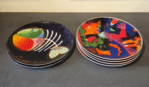 Seis platos "El sabor del arte" (Proeven van Kunst)