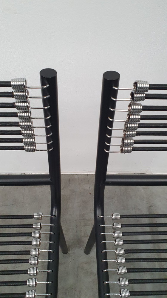Rene Herbst Sandows design chairs Bauhaus Vintage sandow I – Dining chairs, Metal, Rubber (photo 6 of 17)