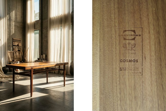 Image 1 of Moderne Zweedse Cosmos salontafel uit het midden van de eeuw door Sven Engström & Gunnar Myrstrand voor Tingströms, jaren 60