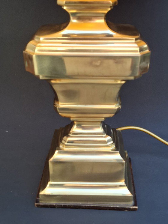 Image 1 of Vintage Italian Brass Table Lamp | 1950s