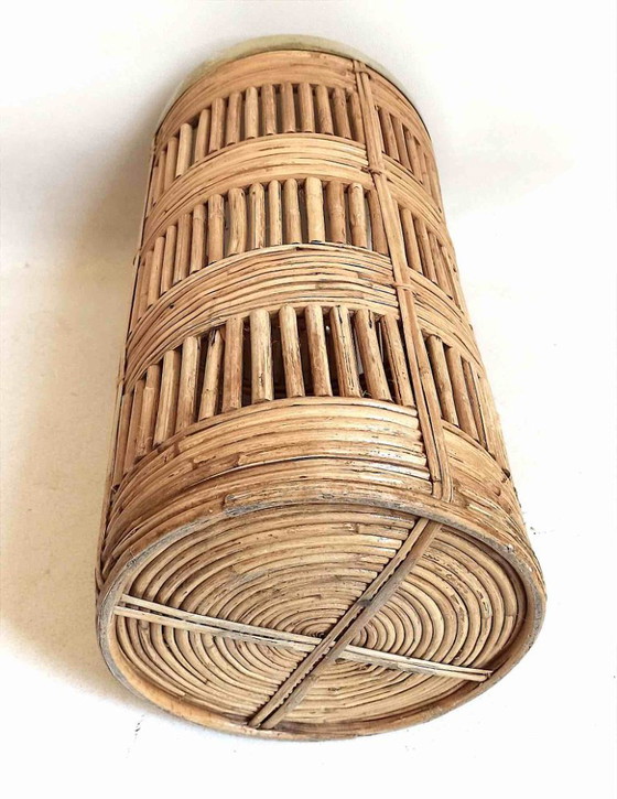 Gabriella Crespi Bambus Messing Regenschirmständer 70er Jahre Höhe 51 cm – Bamboo (photo 8 of 9)