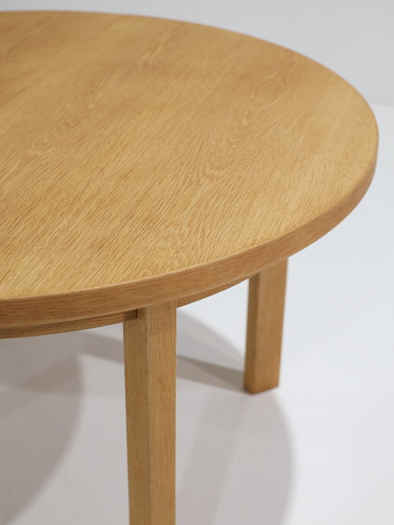 Tavolo da pranzo rotondo allungabile Sorø Rovere Danese Vintage – Tavoli da pranzo, Wood (photo 11 of 14)