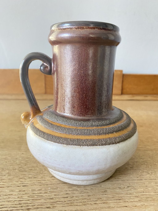 Vaas Strehla Keramik Met Lava-Glazuur, années 1960, Genummerd 9012