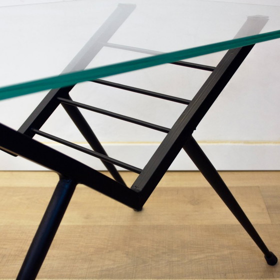 Image 1 of Couchtisch aus Metall und Glas, Spanien, 1970er Jahre