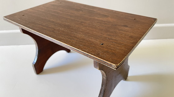 Image 1 of Vintage houten krukje