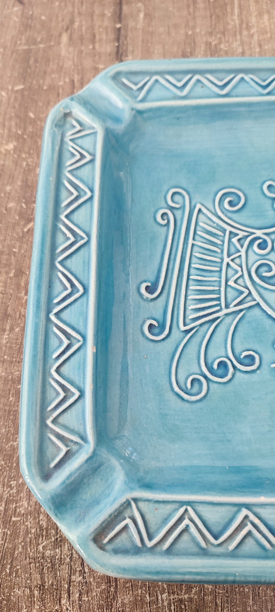 Image 1 of Ceramic pocket organizer signed Farci G. Vallauris 1960s