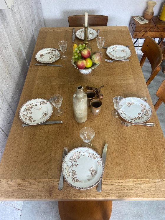 Image 1 of Oak farmhouse table 160x90cm
